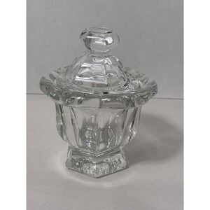 Baccarat France Crystal Harcourt Mustard/Jam Jar Lidded 4.5" Elegant